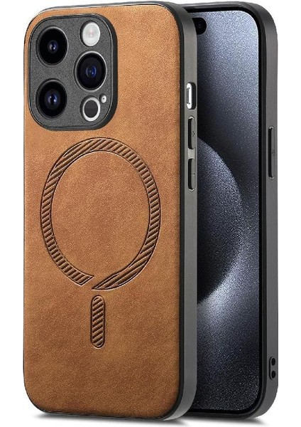 IPhone 15 Için Flip Case Pro Kablosuz Şarj Ince Hafif Magsafe Araba (Yurt Dışından)