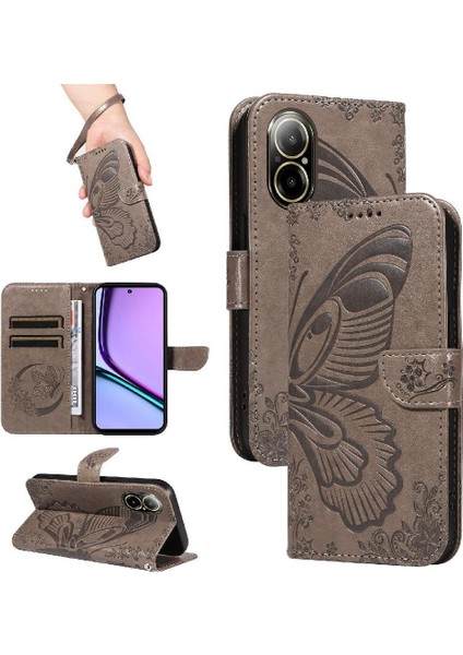 Realme C67 4g Için Flip Case Ayrılabilir El Kayışı Yüksek Kaliteli Deri (Yurt Dışından) indirimleri