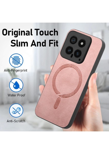 Xiaomi 14 5g Hafif Ince Magsafe Araba Mounts Kablosuz Için Flip Case (Yurt Dışından)