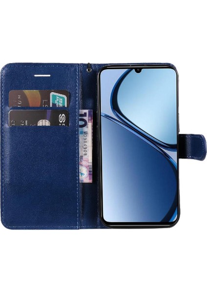 Realme C61 Iş Cüzdan Telefon Kılıfı Için Flip Case Klasik Düz Renk (Yurt Dışından) indirimleri