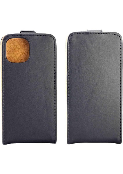 IPhone 13 Mini Tpu Deri Kart Yuvası Koruyucu Için Dikey Flip Case (Yurt Dışından)
