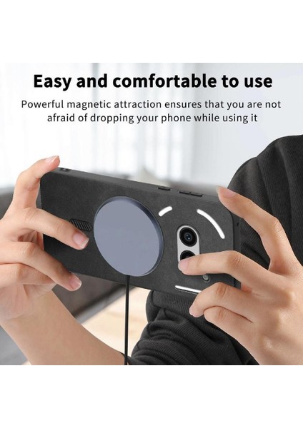 Nothing Flip Case Telefon 2A Magsafe Araç Mounts Kablosuz Şarj Ince (Yurt Dışından)