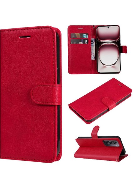 Oppo Oppo 12 Pro 5g Için Flip Case Kart Yuvası ile Yüksek Kaliteli Deri Kılıf (Yurt Dışından)