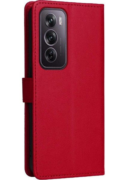 Oppo Oppo 12 Pro 5g Için Flip Case Kart Yuvası ile Yüksek Kaliteli Deri Kılıf (Yurt Dışından) modelleri