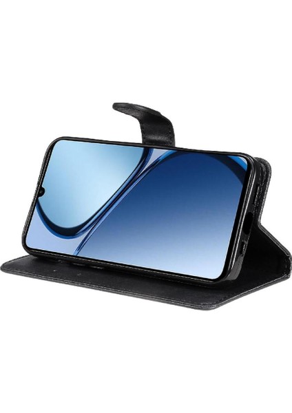 Realme C63 Için Flip Case Kart Yuvası ile Yüksek Kaliteli Deri Iş Çantası (Yurt Dışından)