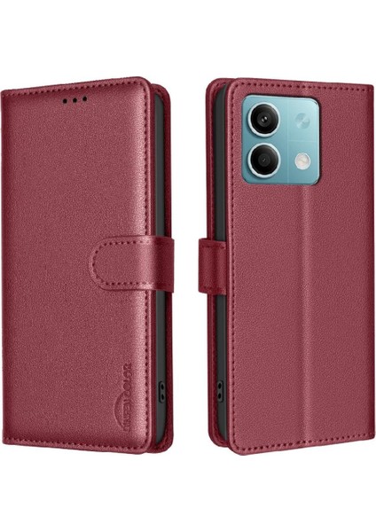 Xiaomi Redmi Not 13 Için Flip Case 4g Cüzdan Pu Deri Manyetik Kart Rfıd (Yurt Dışından) indirimleri