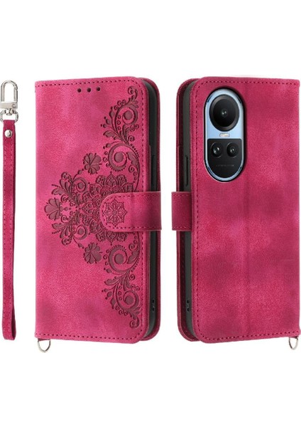 Oppo Oppo 10 5g Bileklik Kabartmalı Çoklu Kredi Kartı Için Flip Case (Yurt Dışından)