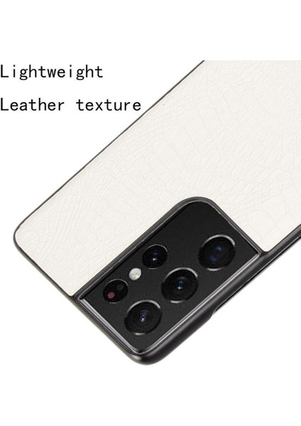 Samsung Galaxy S21 Ultra Klasik Timsah Kapak Için Şık Klasik Kılıf (Yurt Dışından) modelleri