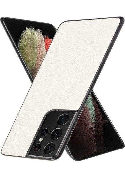 Samsung Galaxy S21 Ultra Klasik Timsah Kapak Için Şık Klasik Kılıf (Yurt Dışından) fırsatları