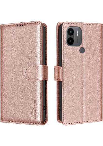 Xiaomi Redmi A2 Için Flip Case Cüzdan Manyetik Kart Tutucu Kickstand Pu (Yurt Dışından)