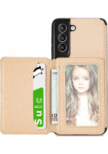 Samsung Galaxy S21 Artı Rfıd Engelleme Manyetik Kart Tutucu Standı (Yurt Dışından)