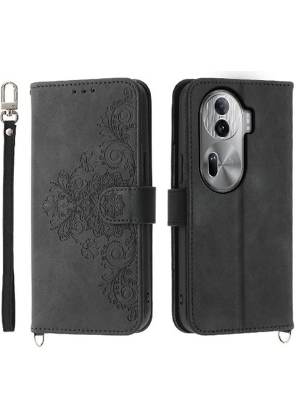 Oppo Oppo 11 Pro 5g Çoklu Kredi Kartı Yuvaları Bileklik Için Flip Case (Yurt Dışından)