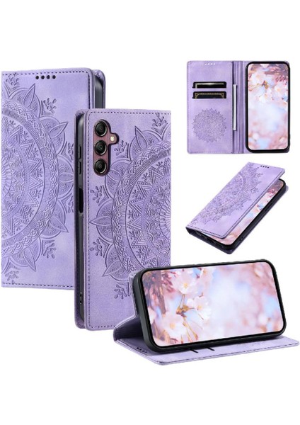Samsung Galaxy A24 4g Pu Deri Için Kılıf Tam Koruma Kartı Ekleme (Yurt Dışından)
