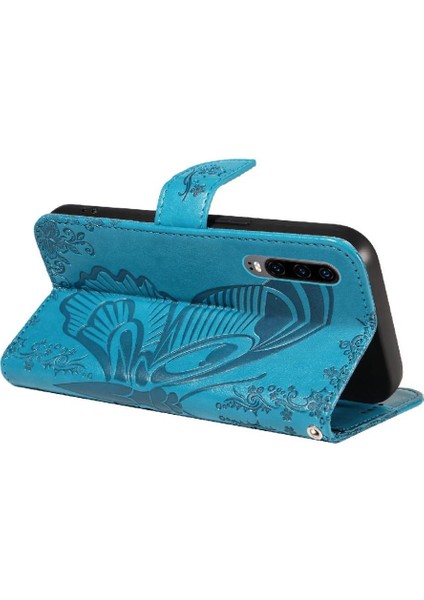 Kredi Kartı Yuvası ile Huawei P30 Için Flip Case Ayrılabilir El Kayışı Yüksek (Yurt Dışından) fırsatları