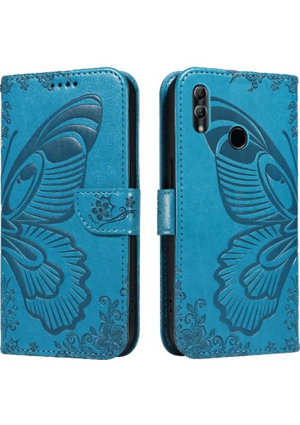 Kredi Kartı Yuvası ile Onur 10 Lite Için Flip Case Ayrılabilir El Kayışı (Yurt Dışından)