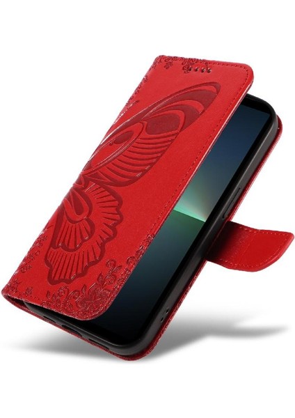 Kredi Kartı Yuvası Yüksek Kaliteli Deri ile Sony Xperia 5 V Için Flip Case (Yurt Dışından)