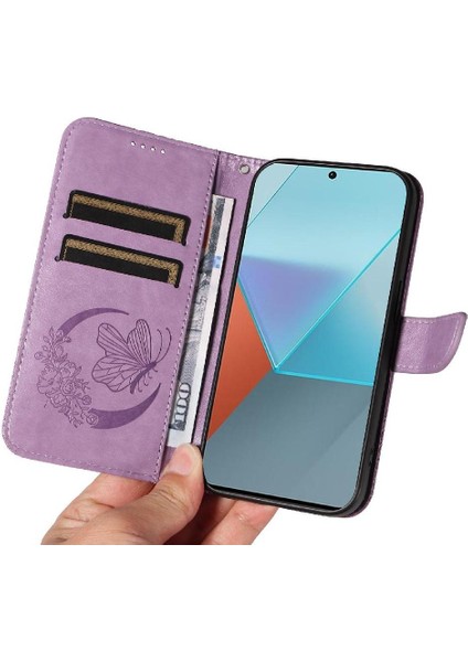 Xiaomi Redmi Not 13 Pro 5g Için Flip Case Kredi ile Yüksek Kaliteli Deri (Yurt Dışından) modelleri