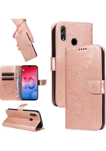 Kredi Kartı Yuvası ile Onur 10 Lite Için Flip Case Ayrılabilir El Kayışı (Yurt Dışından) modelleri