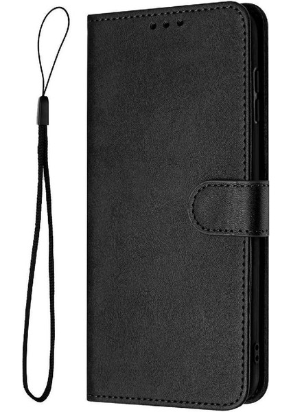 Xiaomi Redmi A1 Artı Pu Deri Kickstand ile Saf Renk Için Flip Case (Yurt Dışından)