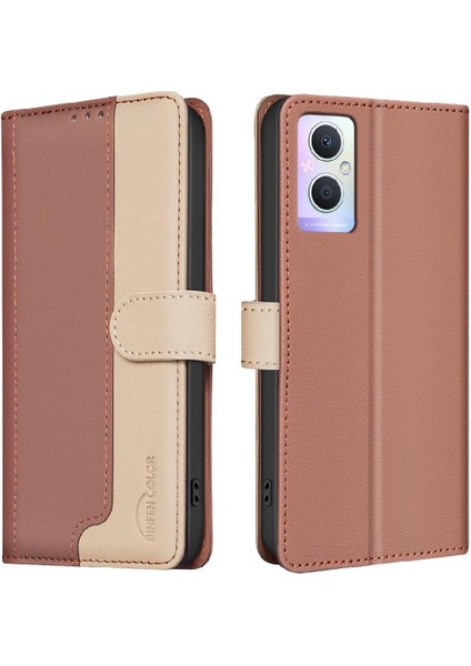 Oppo Oppo 7z 5g Rfıd Engelleme Darbeye Tpu Iç Kabuk Için Flip Case (Yurt Dışından)