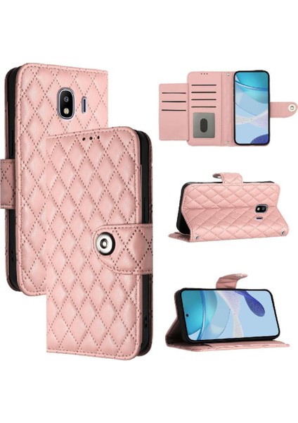 Colorful Shop Samsung Galaxy J4 2018 Için Kılıf Cüzdan Kapak Kart Tutucu Darbeye Bilek (Yurt Dışından)