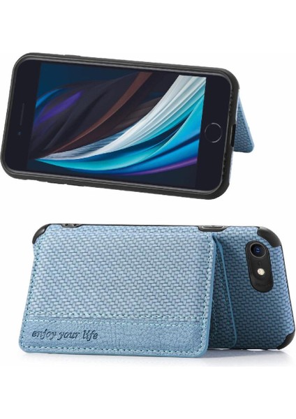 IPhone 7/8 Için Kılıf Manyetik Kart Tutucu Standı Fonksiyonu Komple Kamera (Yurt Dışından) fırsatları
