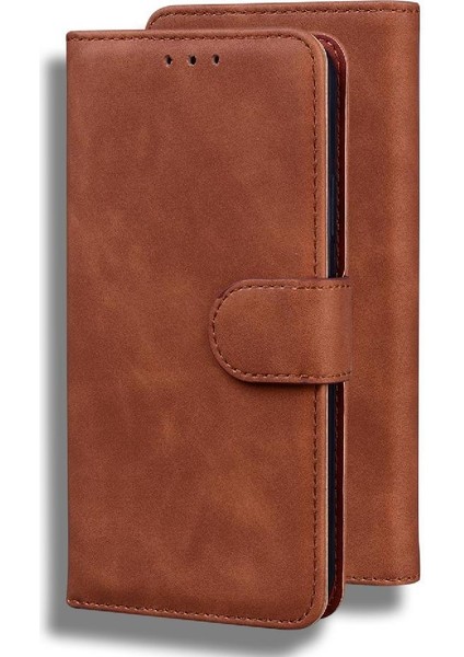 Xiaomi Poco M6 4g Için Flip Case Manyetik Standı Tutucu Kart Yuvası Premium Pu (Yurt Dışından)