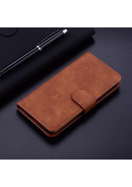 Xiaomi Poco M6 4g Için Flip Case Manyetik Standı Tutucu Kart Yuvası Premium Pu (Yurt Dışından)