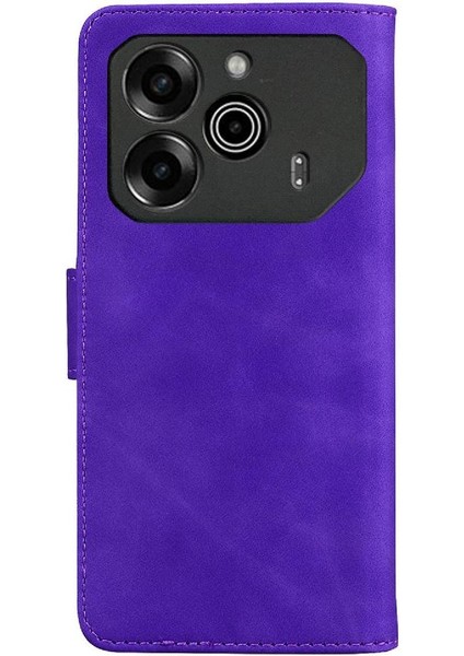 Colorful Shop Tecno Pova 6 Pro 5g Premium Pu Deri Standı Tutucu Kartı Için Flip Case (Yurt Dışından)