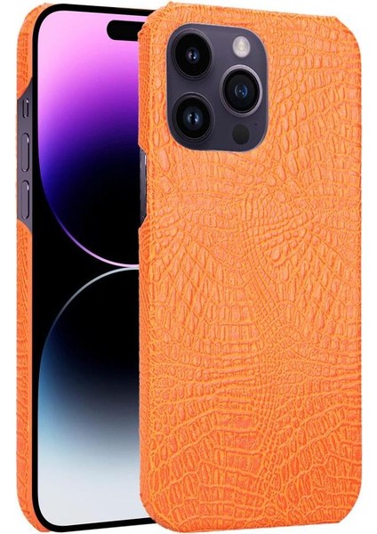 IPhone 14 Pro Anti Scratch Klasik Timsah Için Şık Klasik Kılıf (Yurt Dışından)