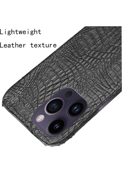 IPhone 14 Pro Anti Scratch Klasik Timsah Için Şık Klasik Kılıf (Yurt Dışından) fırsatları