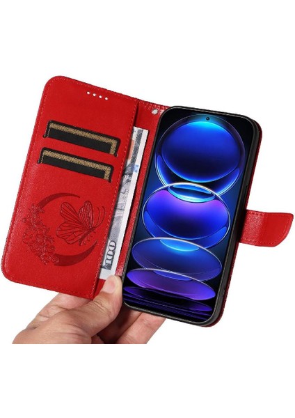 Xiaomi Redmi Not 12 Için Flip Case Pro Artı Ayrılabilir El Kayışı ile (Yurt Dışından)