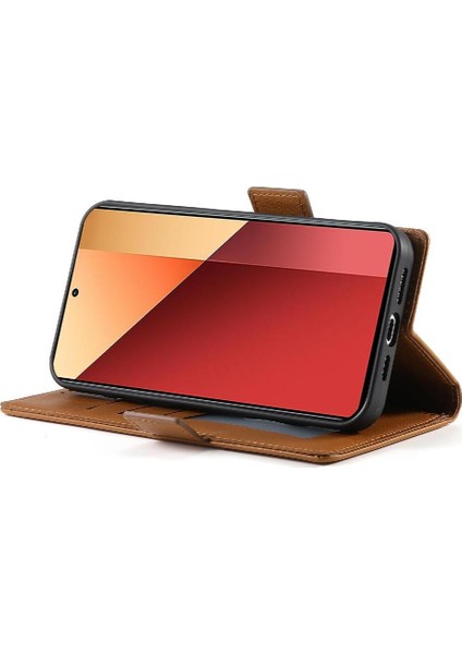 Xiaomi Redmi Not Için Flip Case 13 Pro 4g Kart Yuvaları Flip Iş Cüzdan (Yurt Dışından) modelleri