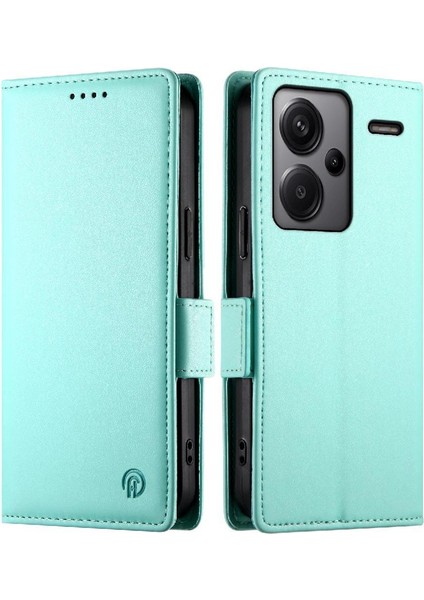 Xiaomi Redmi Not Için Flip Case 13 Pro Artı 5g Kart Yuvaları Cüzdan Çevirme Kullanımı (Yurt Dışından)