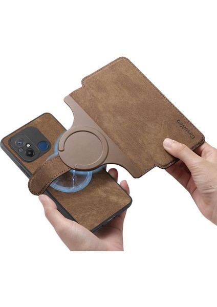 Xiaomi Redmi 12C Kart Standı Cüzdan Retro Mıknatıs Koruyucu Için Flip Case (Yurt Dışından) indirimleri