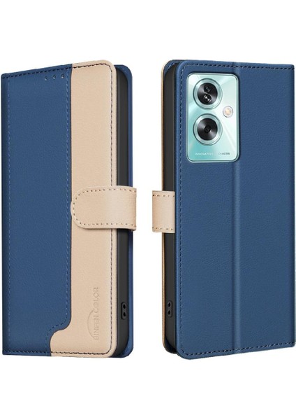 Oppo A79 5g Için Flip Case Kart Yuvaları Tutucu Kickstand Flip Folio Tpu Iç (Yurt Dışından)