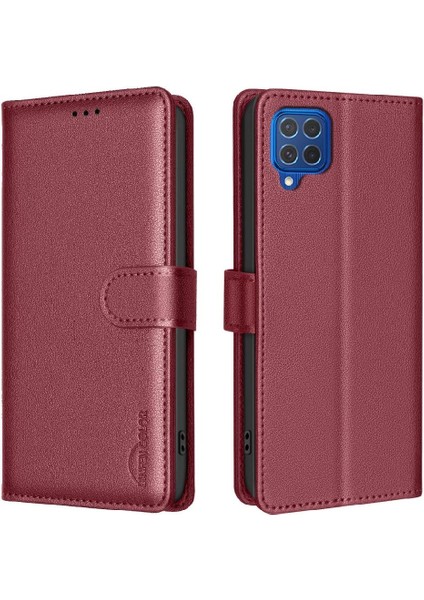 Samsung Galaxy A22 4g Manyetik Kart Tutucu Kickstand Cüzdan Için Flip Case (Yurt Dışından) indirimleri