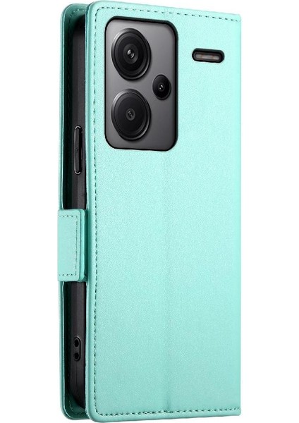 Xiaomi Redmi Not Için Flip Case 13 Pro Artı 5g Kart Yuvaları Cüzdan Çevirme Kullanımı (Yurt Dışından)