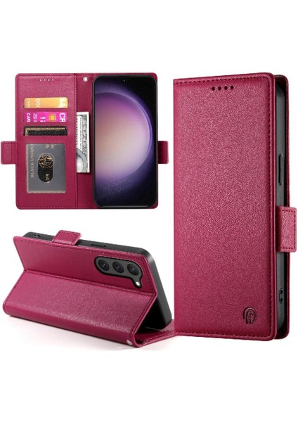 Samsung Galaxy S23 Cüzdan Günlük Kullanım Için Flip Case Kart Yuvaları Flip Iş (Yurt Dışından) modelleri