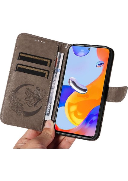 Xiaomi Redmi Not 11 Pro Için Flip Case Artı Ayrılabilir El Kayışı Yüksek (Yurt Dışından)