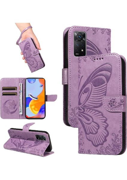 Xiaomi Redmi Not 11 Pro Için Flip Case Artı Ayrılabilir El Kayışı Yüksek (Yurt Dışından)