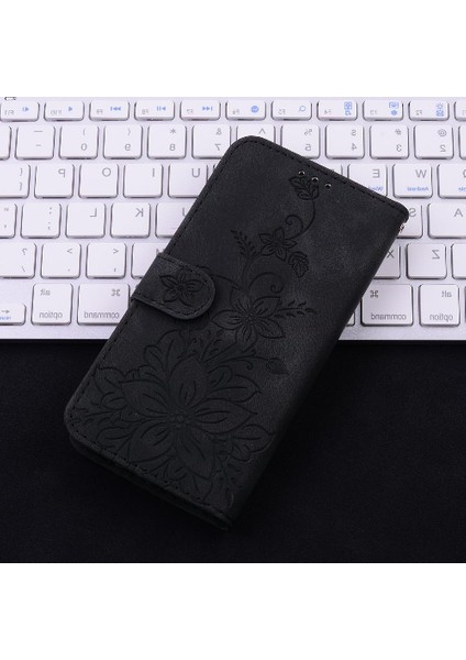 IPhone 16 Için Flip Case Kickstand Manyetik Cüzdan Kart Tutucu Kabartmalı Zambak (Yurt Dışından) fiyatları