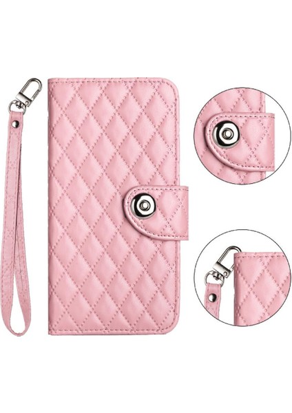 Motorola Kenar 50 Ultra Kart Tutucu Cüzdan Kapak Bilek Şeridi Için Kılıf (Yurt Dışından)