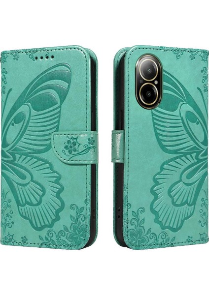 Realme C67 4g Için Flip Case Ayrılabilir El Kayışı Yüksek Kaliteli Deri (Yurt Dışından)
