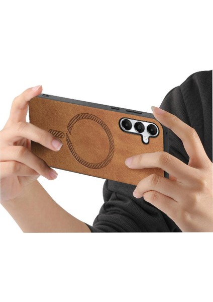 Samsung Galaxy A05S Kablosuz Şarj Magsafe Araba Mounts Için Flip Case (Yurt Dışından) modelleri