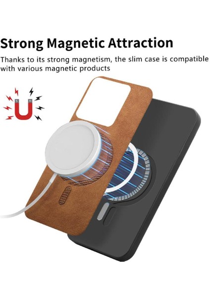 Xiaomi Redmi Not Için Flip Case 13 Pro 5g Ince Kablosuz Şarj Magsafe (Yurt Dışından) fırsatları