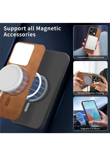 Xiaomi Redmi Not Için Flip Case 13 Pro 5g Ince Kablosuz Şarj Magsafe (Yurt Dışından) indirimleri