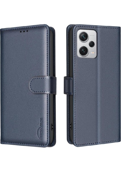 Xiaomi Redmi Not 12 Için Flip Case Pro Artı Pu Deri Cüzdan Kart Tutucu (Yurt Dışından)