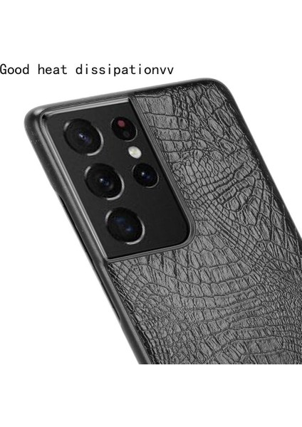 Samsung Galaxy S21 Ultra Klasik Timsah Kapak Için Şık Klasik Kılıf (Yurt Dışından) indirimleri
