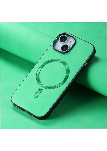 IPhone 15 Için Flip Case Hafif Kablosuz Şarj Magsafe Araba Bağlar (Yurt Dışından)